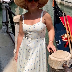 ZARA POLKA DOT SUMMER DRESS